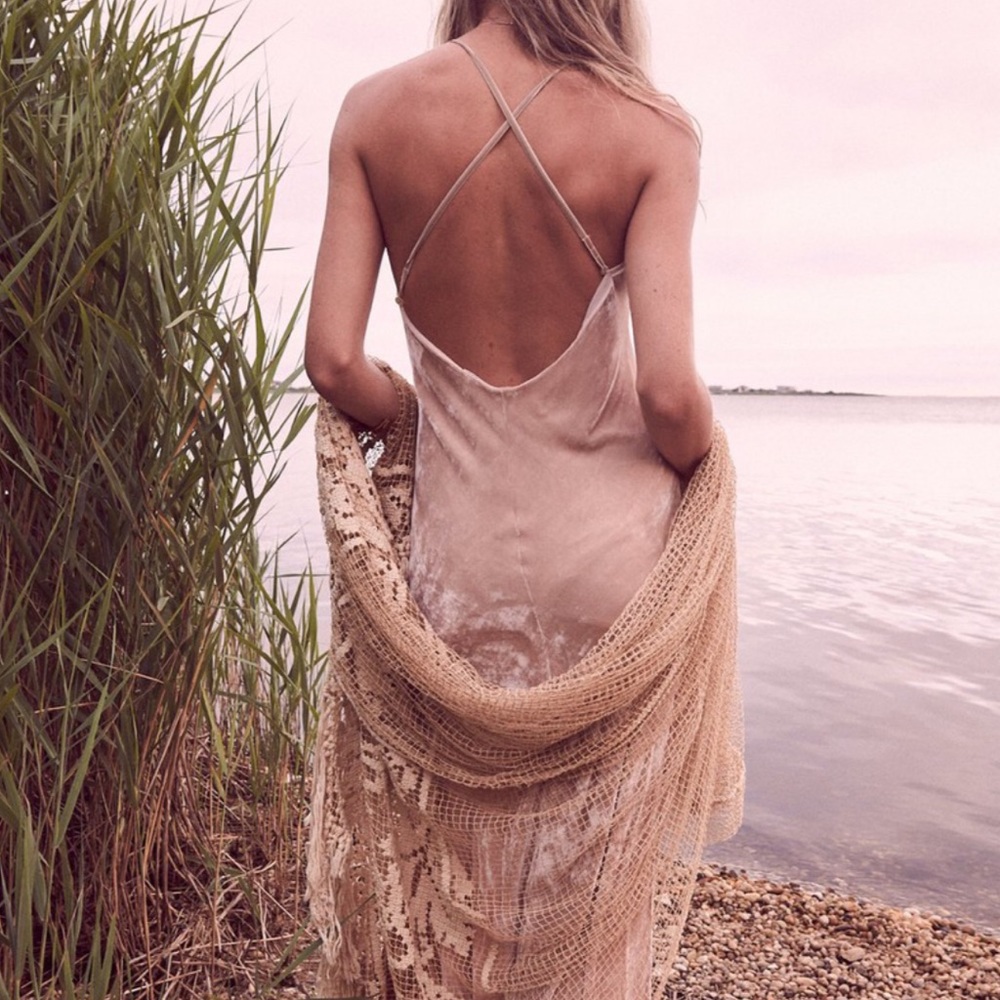 Toasted Almond Slip Dress